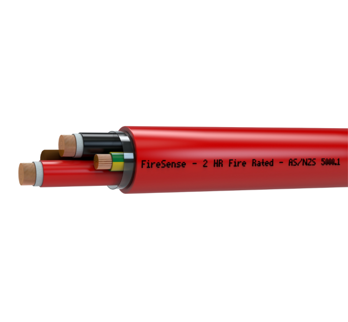 2HR Fire Rated Multicore Cable - 10mm 2 Core & Earth 