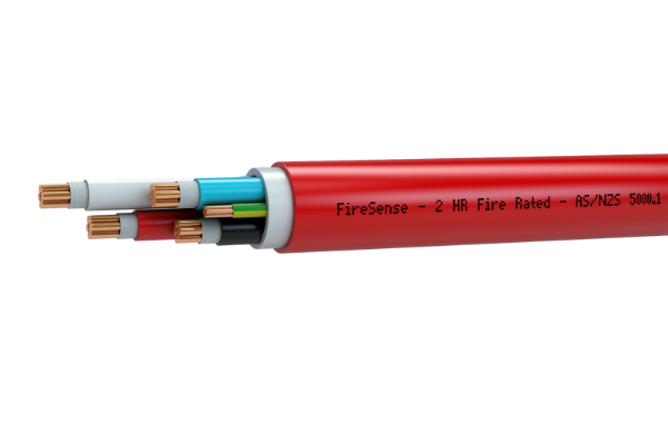 2HR Fire Rated Multicore Cable - 4.00mm 4 Core & Earth