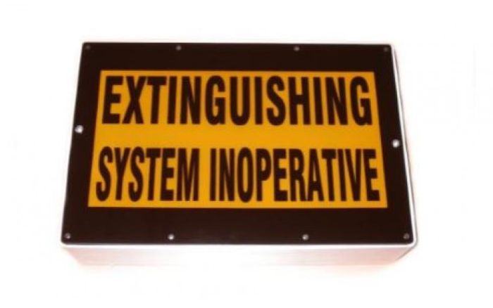 Weatherproof Warning Sign - \